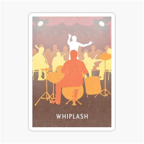 Whiplash Sticker For Sale By Posterdise Redbubble