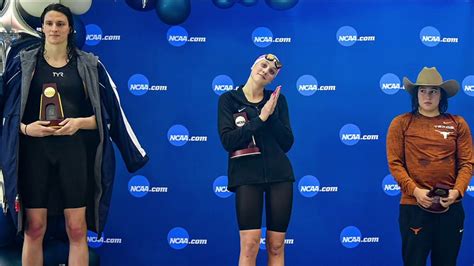 Olympian Emma Weyant Finishes Second To Transgender Swimmer Lia Thomas In Ncaa Championship