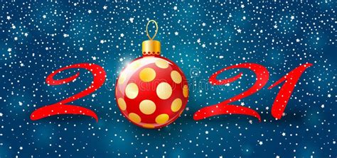 merry christmas and happy new year 2021 banner holiday vector illustration with snow background