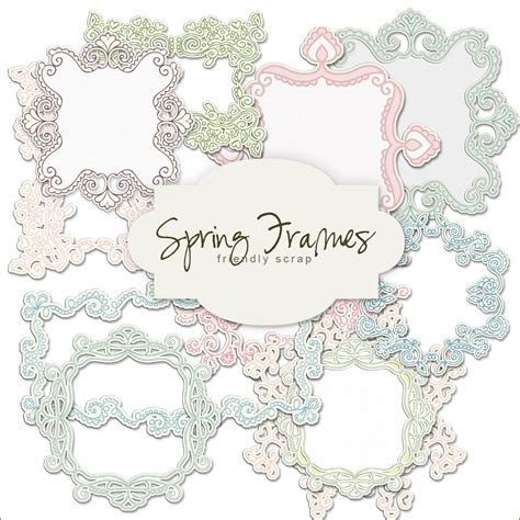 Scrapbook Sew And Fabric Scrapbook Printables Printable Frames