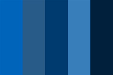 Blue Monochrome Color Palette