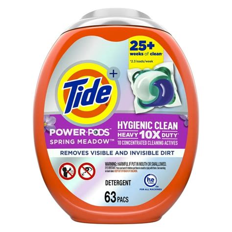 Tide Hygienic Clean Heavy 10x Duty Power Pods Laundry Detergent Pacs