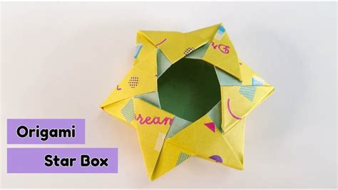 Origami Star Box Origami 6 Point Star Box Origami Tutorial How To Fold