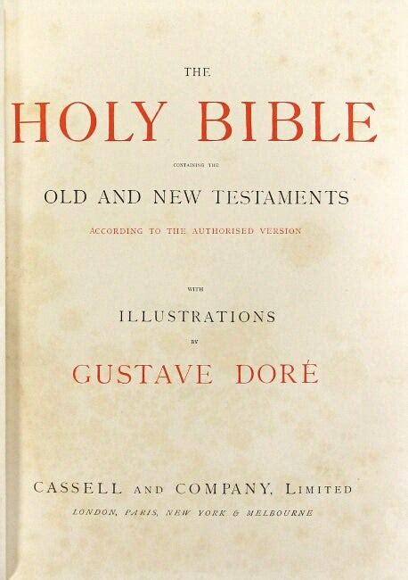The Holy Bible Containing The Old And New Testaments According To The