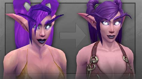 World Of Warcraft S New Female Night Elf Model Revealed Ign
