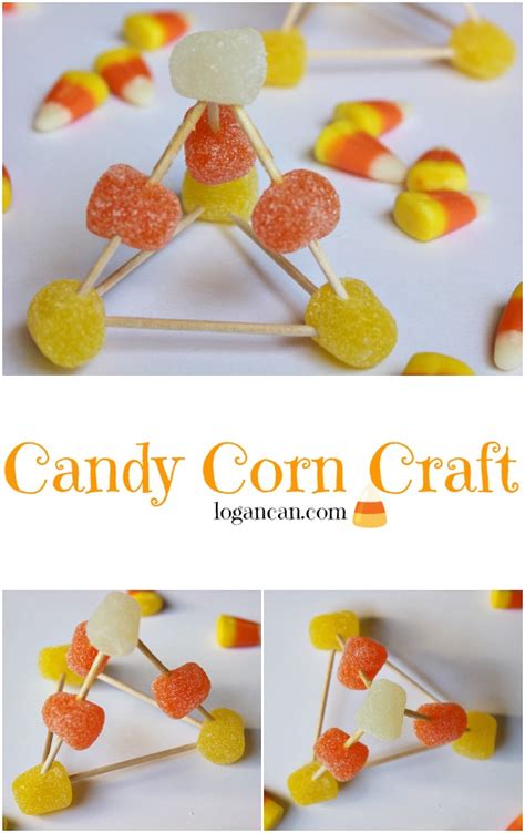 Halloween Candy Corn Craft Logan Can