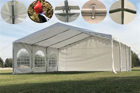 10×20 ft white frame with white canopy tent. 20 x 16 Budget PVC Party Tent Canopy Gazebo