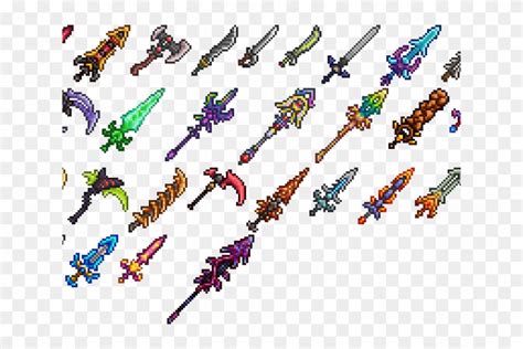 Drawn Weapon Terraria Fictional Character Hd Png Download 640x480