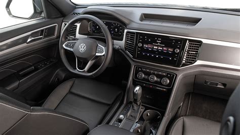 The interior upgrades further distance the cross sport from the atlas. 2020 Volkswagen Atlas Cross Sport Interior Review