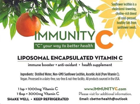 Immunity C Vitamin C Boosting Immune System