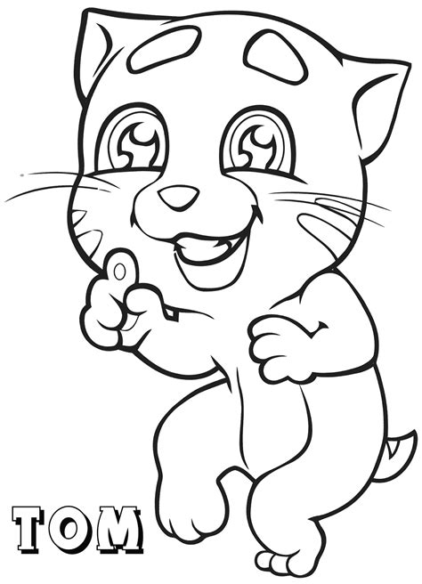Talking Tom And Friends Coloring Pages Coloring Pages To Download And