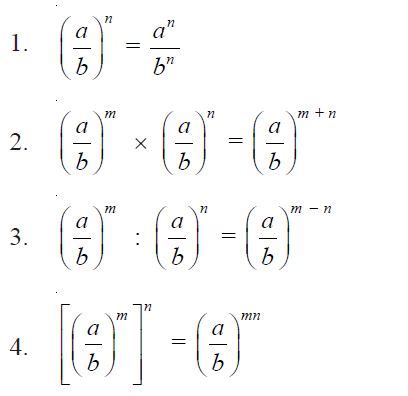 Cara Menghitung Operasi Perpangkatan Cuilan Bilangan Cuilan Berpangkat