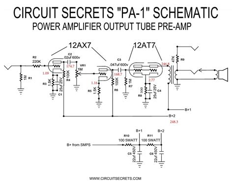 Tube Microphone Preamp Schematic