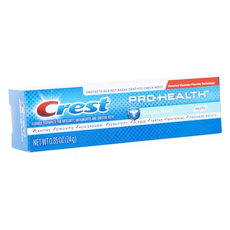 Crest® Pro Health™ Clean Mint Toothpaste 085oz Travel Size Five