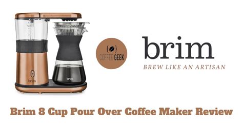 Brim 8 Cup Pour Over Coffee Maker Review 2023 Pros And Cons