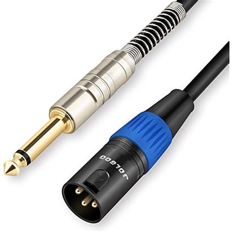 14 Inch Ts Mono To Xlr Male Cable Unbalanced 635mm Plug 3 Pin Male