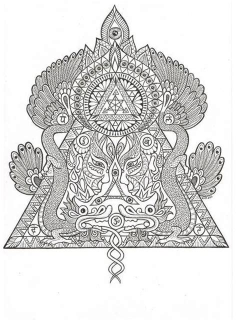 Fall in love with coloring beautiful sacred geometric shapes! Sacred geometry by Kim Hauselberger, via Behance | How to ...