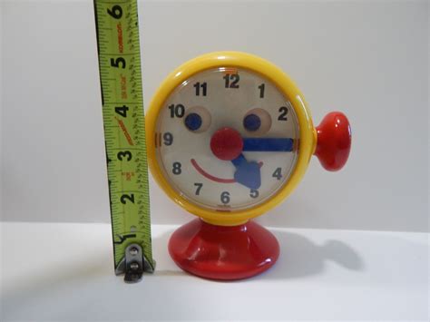 Vintage Rare Ambi Tick Tock Clock Toy Holland Baby Developmental