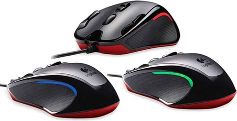 logitech optical gaming mouse  silver black