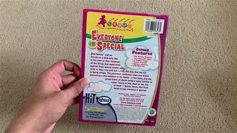 Barney Everyone Is Special 2005 Dvd Youtube