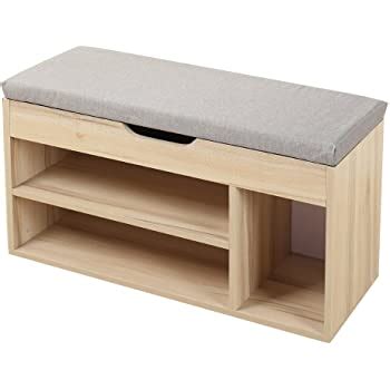 Innovative flip cover drawers provide storage space for shoes, socks, keys, shoe cleaner kit or other sundries. Amazon.com: Household Essentials Entryway Shoe Storage ...