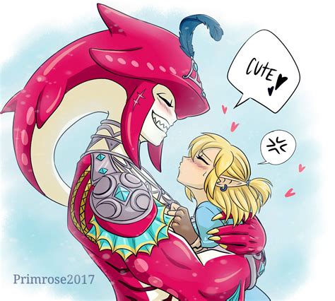 Link Is Too Small To Give Sidon A Kissy Link X Sidon. 