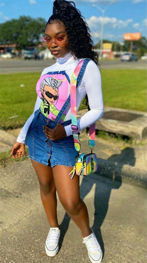 pinterest ittybitty bre in 2020 cute swag outfits streetwear fashion women black girl outfits