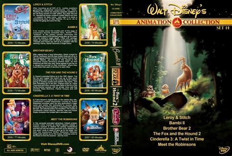 Walt Disneys Classic Animation Collection Set 14 Movie Dvd Custom