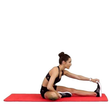 Single Leg Calf Hamstring Stretch Exercise How To Workout Trainer