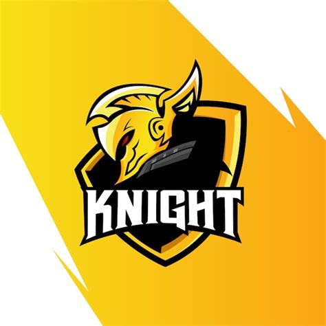 Premium Vector Knight Esport Mascot Logo Design
