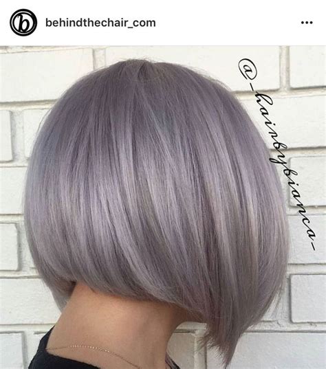 Silver Lilac Hair Color Behind The Chair Lilac Hair Color Lilac