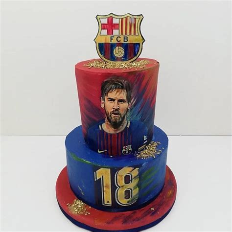 Lionel Messi By Milica Messi Birthday Soccer Birthday Cakes Soccer Cake