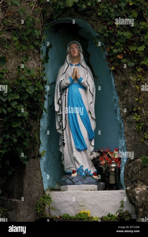 Virgin Mary Grotto Inis Mor Island Aran Islands Co Galway Ireland