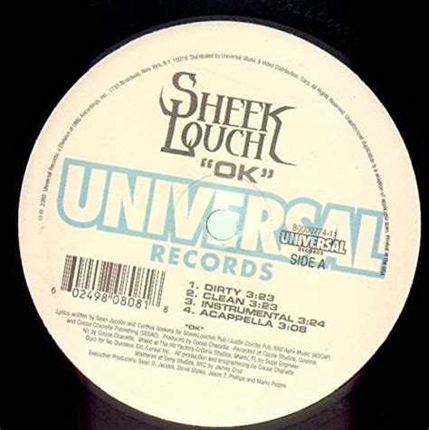 Louch Sheek Okcrazzy Vinyl Music