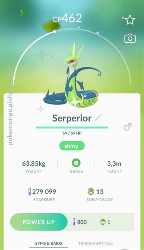 Shiny Serperior Pokemon Go