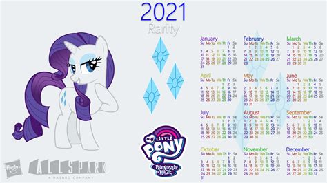 2021 Pony Calendars Visual Fan Art Mlp Forums