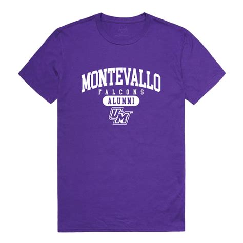 University Of Montevallo Falcons Alumni T Shirt Pruple Large