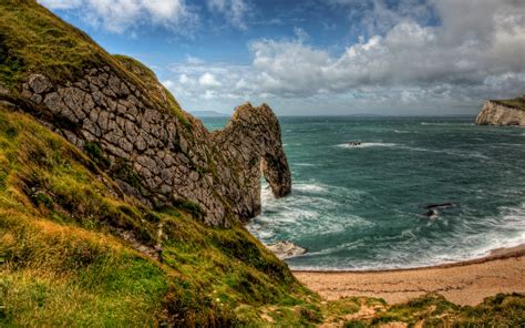 Download Shore Coast Sea Limestone Cliff England Dorset Nature Durdle