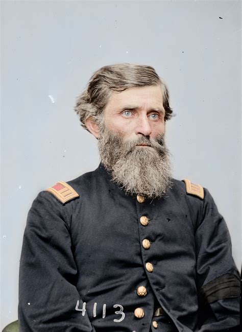 Union Captain Of Artillery Jm Robinson Colorized By Mads Madsen