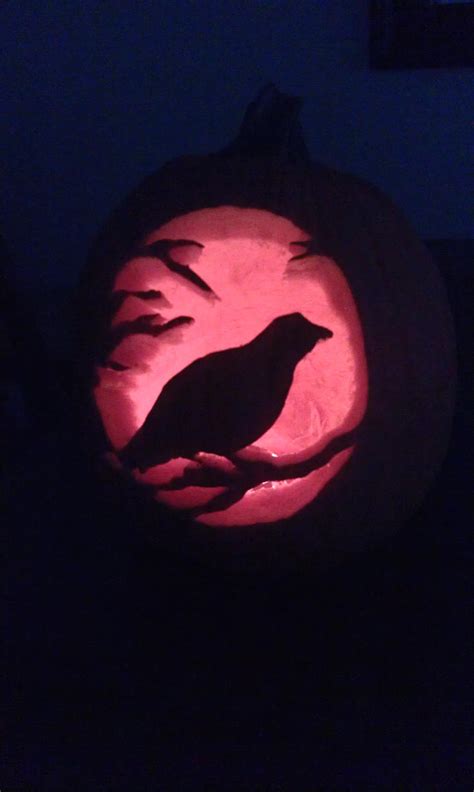 Crow Pumpkin Carving By Linezs On Deviantart