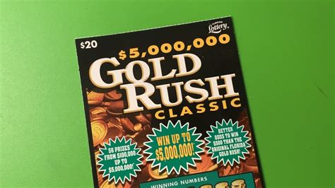Gold Rush Classic Scratch Off From The Florida Lottery Youtube