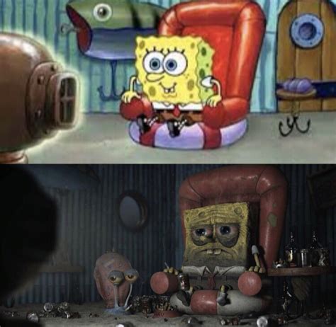 Happy Spongebob Vs Depressed Spongebob Memes Imgflip