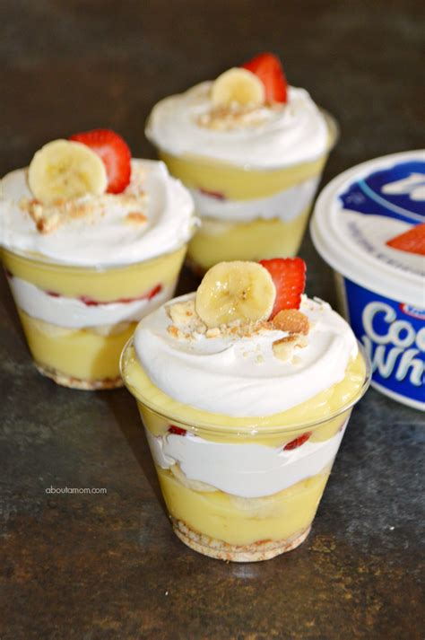 Whip Up Smiles With These Strawberry Banana Pudding Cups About A Mom