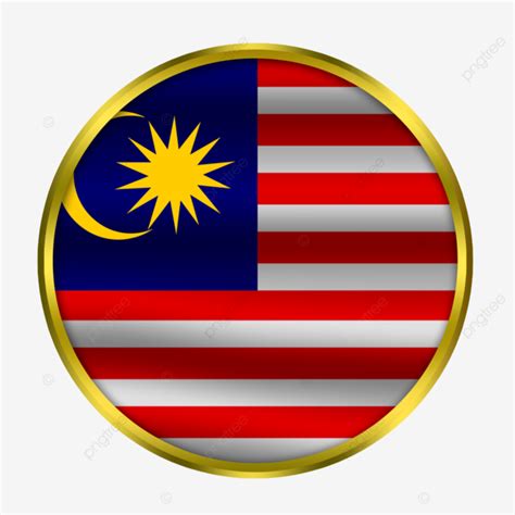 Gambar Bendera Malaysia Bulat, Bendera Malaysia, Malaysia Bendera