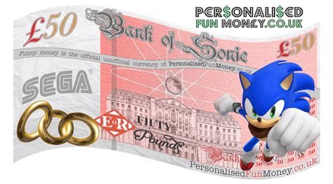 Novelty Pound Notes Personalised Fun Money