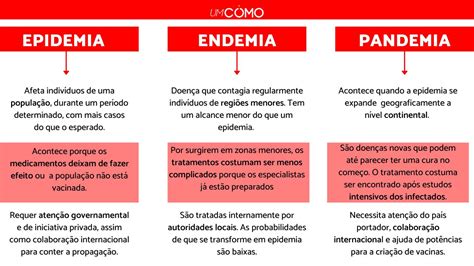 Pandemia Epidemia E Endemia Diferenças E Características