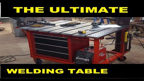 How To Build The Ultimate Welding Table Youtube