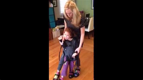 Girl With Cerebral Palsy Dancing For The First Time Without Her