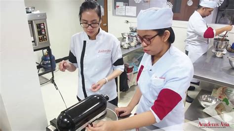 baking and pastry class at academy asia youtube