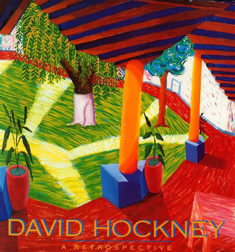 David Hockney Retrospective Art Vintage Book Fine Art Drawings